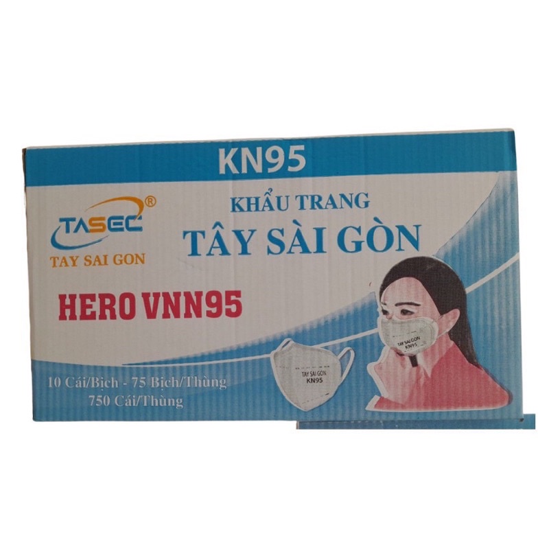 khẩu trang Tây Sài Gòn VN95 bịch 10 cái .