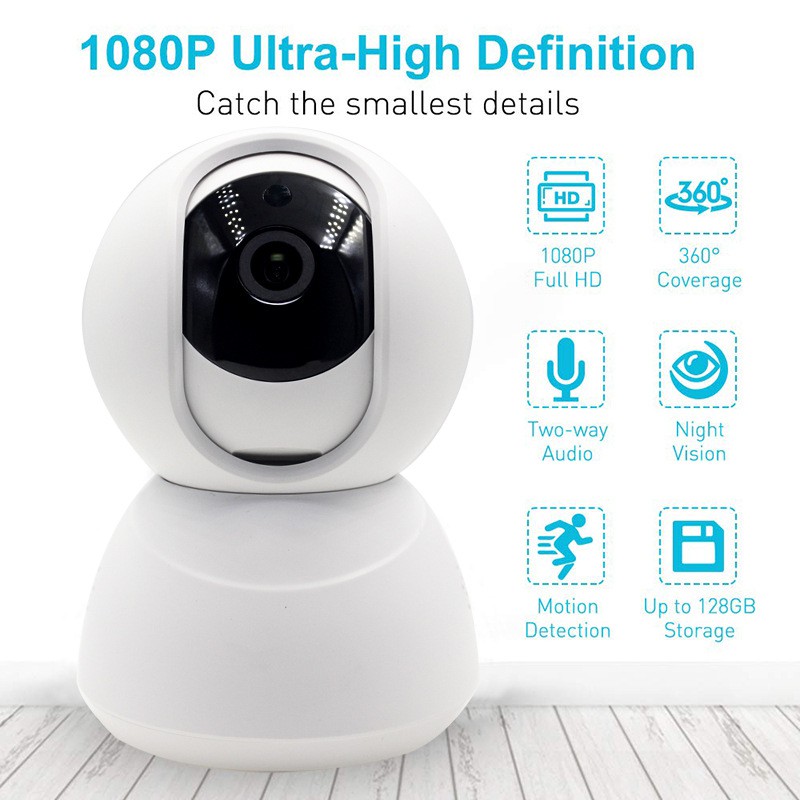 Camera thông minh Tuya Smart độ phân giải 2.0MP 1080P