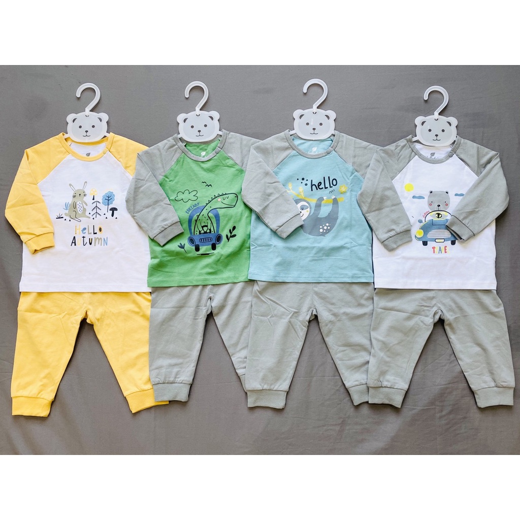 [FAFRINW05 giảm tối đa 30k đơn 150k]Bộ dài tay raglan in hình Lullaby cho bé NH693P