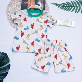 Bộ cộc tay bé trai,đồ bộ bé trai vnxk (Sz 9-21kg) 100% cotton [Hình Thật]