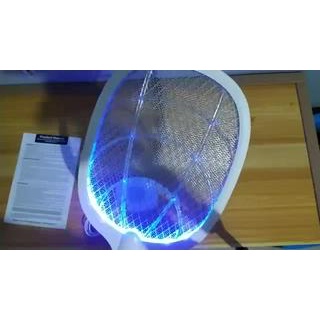 Vợt muỗi thông minh tự động bắt muỗi cao cấp, Dụng cụ vợt kiêm đèn bắt muỗi
