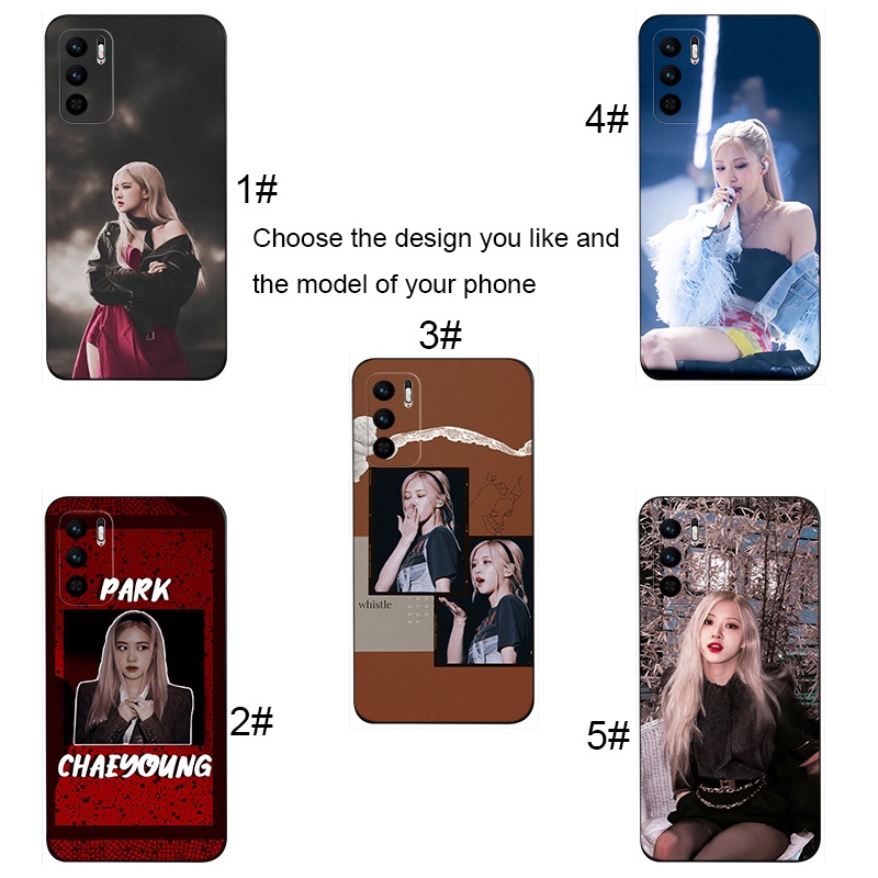 Ốp Điện Thoại Silicon Mềm Hình Blackpink Rose Cho Samsung Galaxy S22 Plus Note 20 Ultra 10 9 8 Plus Lite RR80