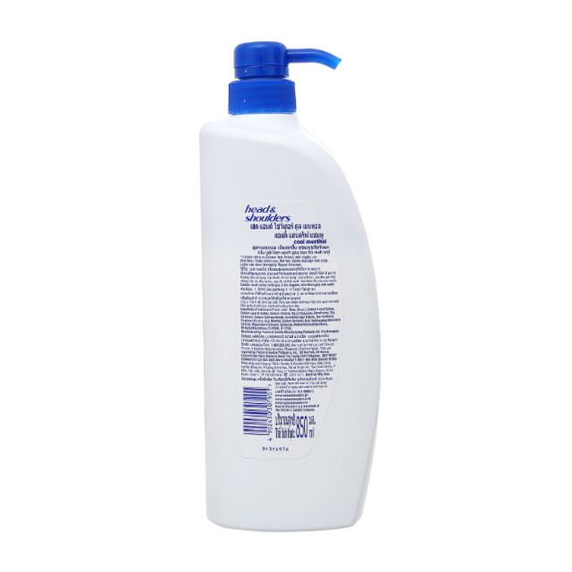 Dầu gội Head &amp; Shoulders bạc hà 850ml Thái Lan