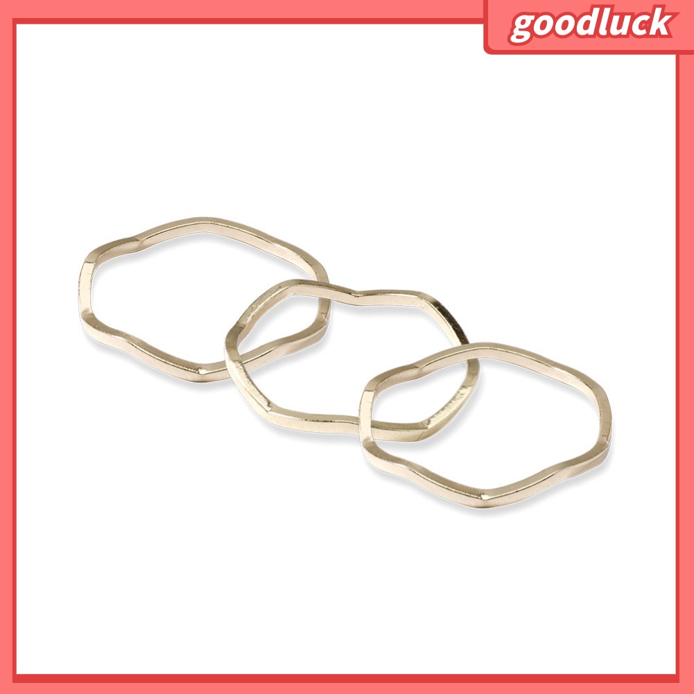 Set 9 Nhẫn Đính Ngọc Trai Giả Thời Trang Cho Nữ