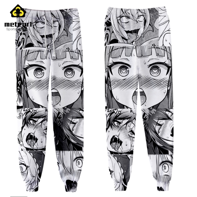 Quần dài thun thiết kế họa tiết anime 3D thời trang cho nam / nữ