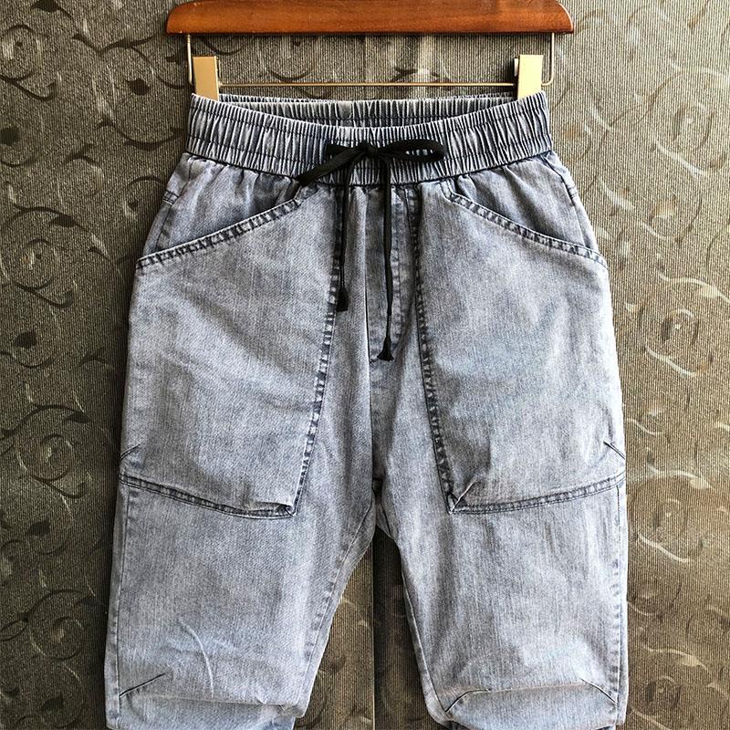 Quần jean dài có túi phối màu đơn giản sành điệu cho nam