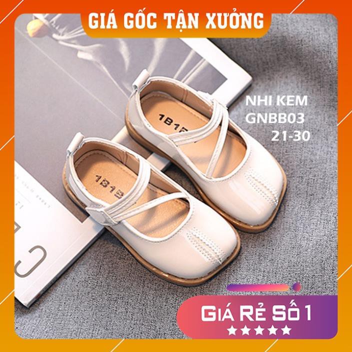 [FREESHIP- HÀNG SIÊU CÂP ] GNBB03, Giày búp bê baby doll hàng xuất cao câp, chất da siêu mềm, full hộp, fuull size