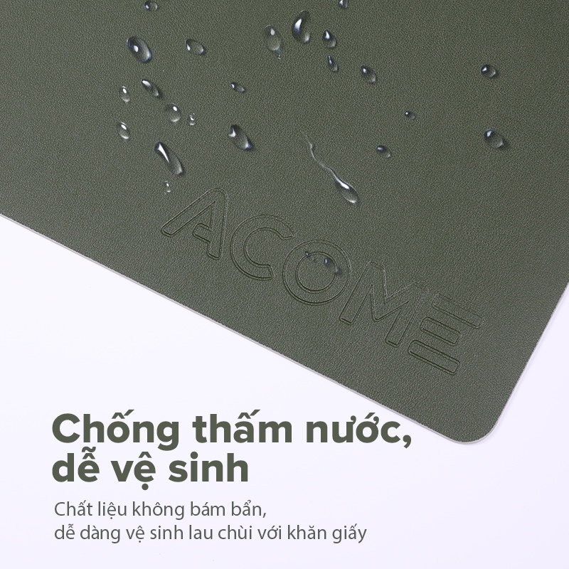 Tấm Lót Chuột Bàn Phím Đa Năng Chống Thấm Cỡ VIVAN AMP02 Dành Cho Bàn Làm Việc Kích Thước 300*700*2mm