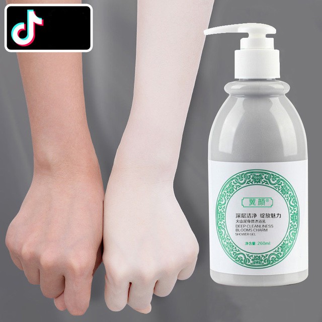 Sữa tắm ủ trắng bùn non tro núi lửa Bloom Charms 260ML Sena Beauty