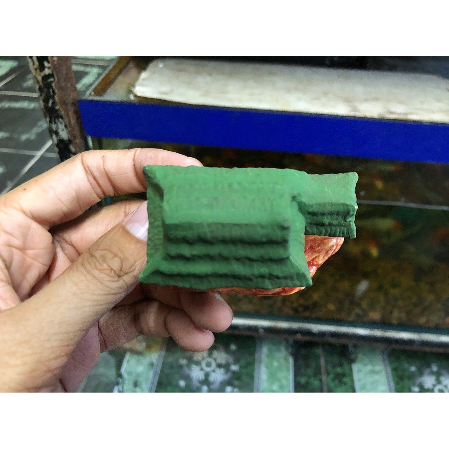 NHÀ LÁ TRANG TRÍ HỒ CÁ NON BỘ 6x4x4cm