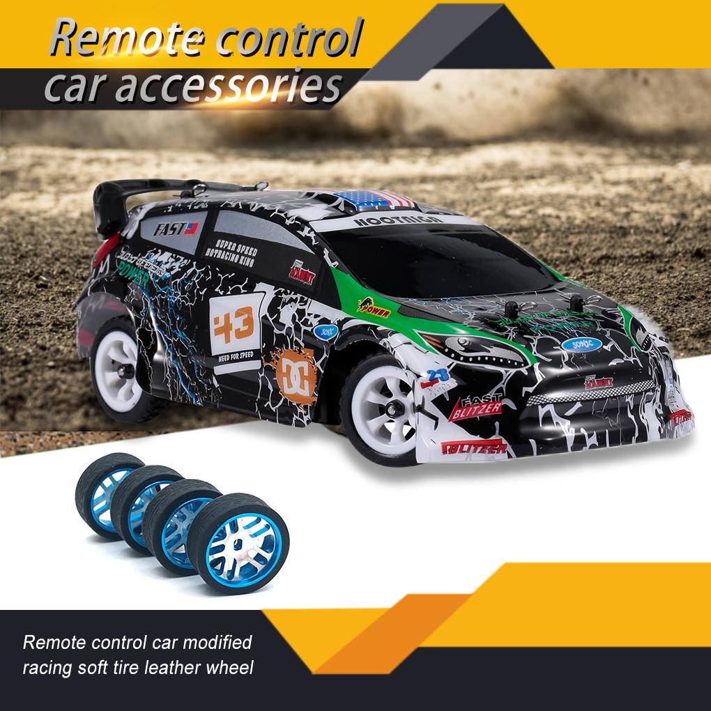 Bộ 4 Bánh Xe Thay Thế 1 / 28 Bằng Kim Loại Cho WLtoys k969 k979 k989 k999 p929