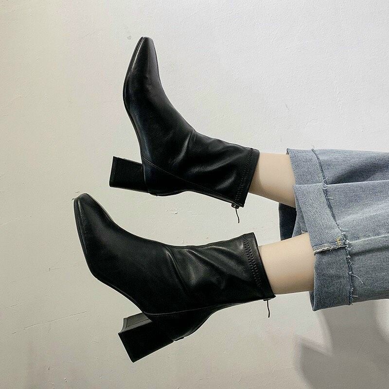 boot cổ lửng da hàng quảng châu loại 1 | BigBuy360 - bigbuy360.vn