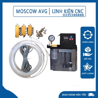 Bộ bơm dầu tự động cho máy cnc bộ bơm dầu tay, bơm nhớt máy cnc bình nhựa bình nhôm