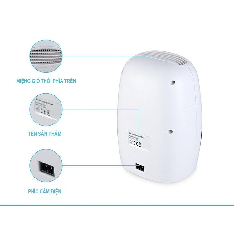 Máy hút ẩm Máy Hút Ẩm Mini Dehumidifier - Công Nghệ Hút Ẩm cho Tủ quần áo công suất hút ẩm tốt bậc nhất - NIKE SHOP