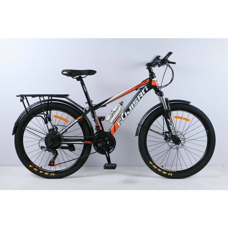 Xe đạp thể thao Fujisan F300 2021 .Tặng kèm :khoá xe và đèn báo hiệu.