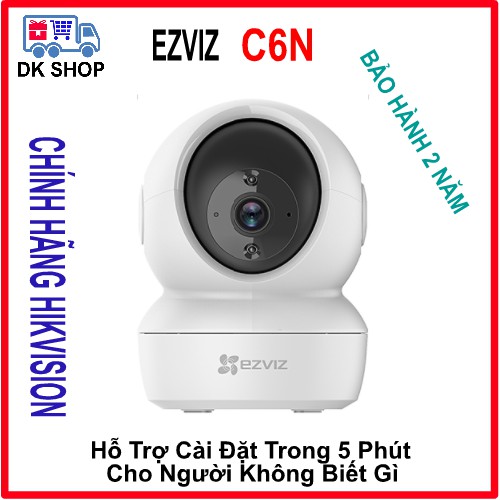 Camera Thông Minh IP Wifi (Hikvision) Ezviz C6N 1080P 2MP  - Trong Nhà  - Chính Hãng - Xoay 360 Độ - Giá rẻ.