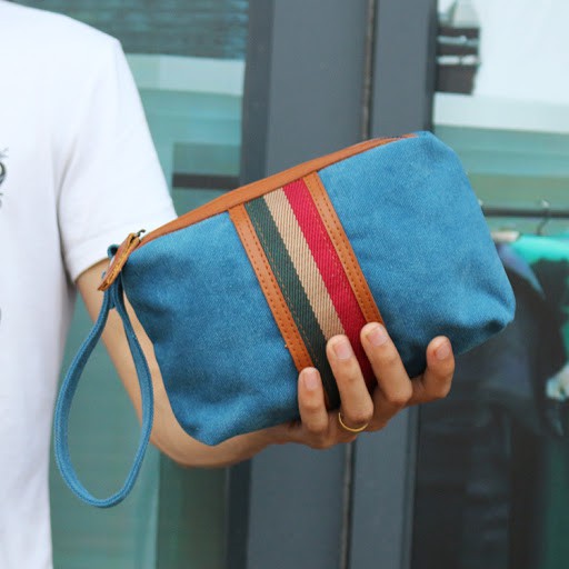 Túi Cầm Tay Unisex , Sz 20 x 18 x 4cm, Túi Vải Bố Đựng Đồ Tiện Ích - Lulaman88