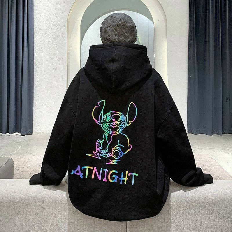 áo hoodie phản quang Atnight - áo hoodie chất nỉ