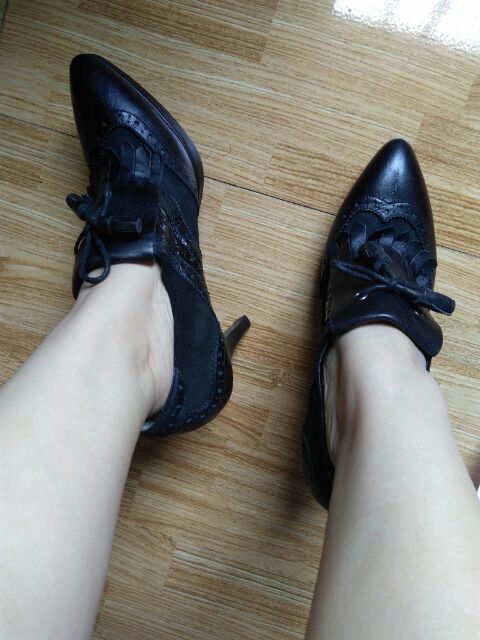 Bốt da thật size 37-37.5