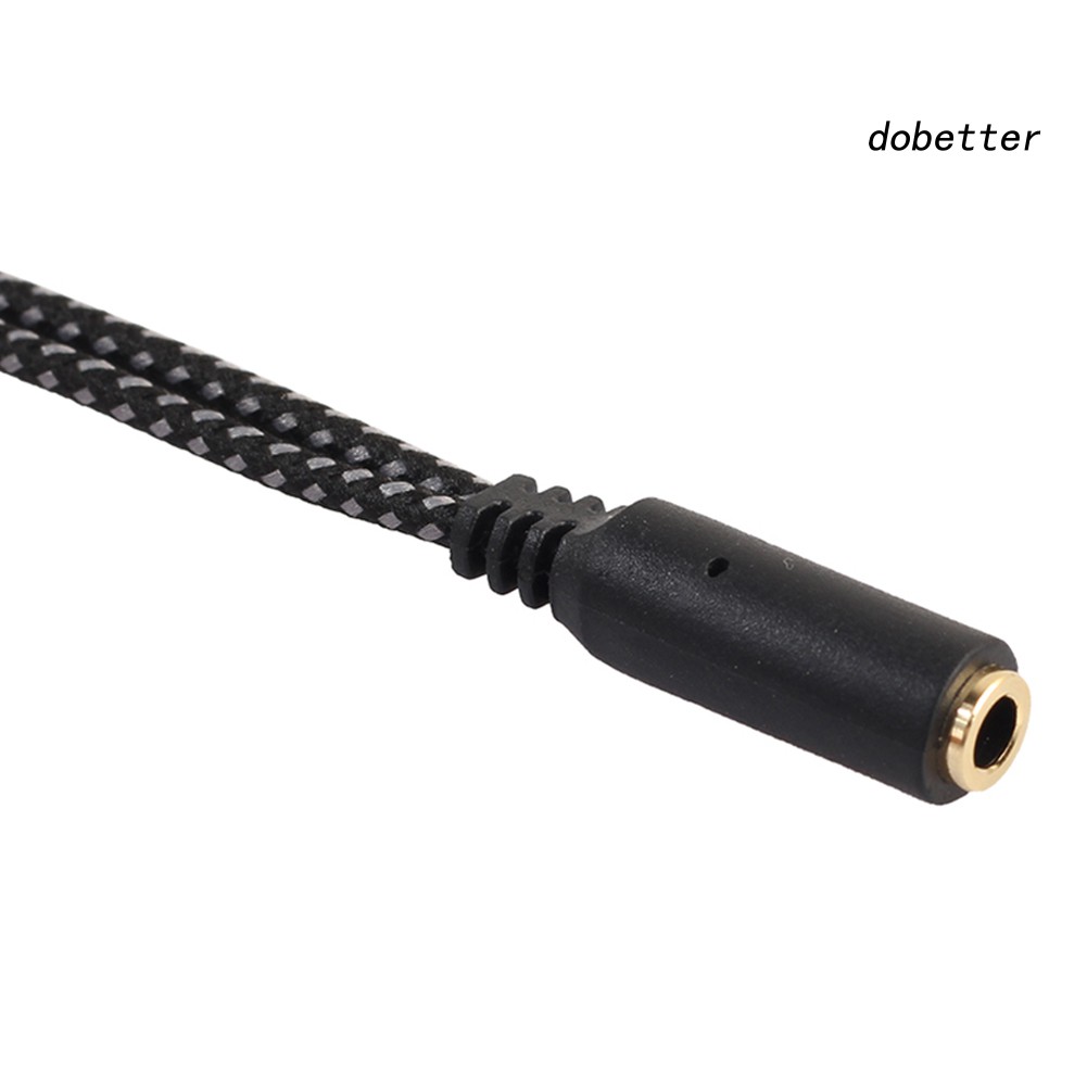 Dây Cáp Chia Âm Thanh 2 Đầu Cắm 3.5mm Sang 1 Đầu Cái Tiện Dụng