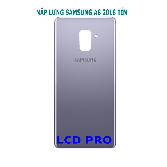 NẮP LƯNG SAMSUNG A8  2018 TÍM