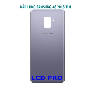 NẮP LƯNG SAMSUNG A8  2018 TÍM