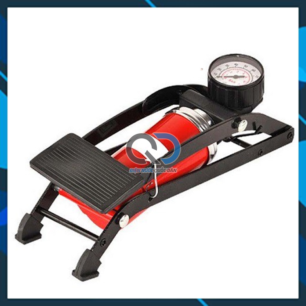 Bơm đạp chân mini 1 Piston - 2 Piston tiện dụng - bơm ô tô - bơm xe máy