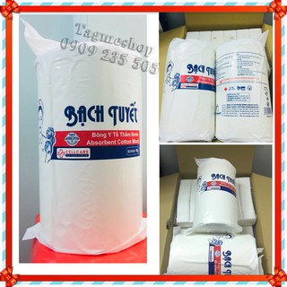 Bông Y Tế Cuộn - loại 1kg - BÔNG BẠCH TUYẾT