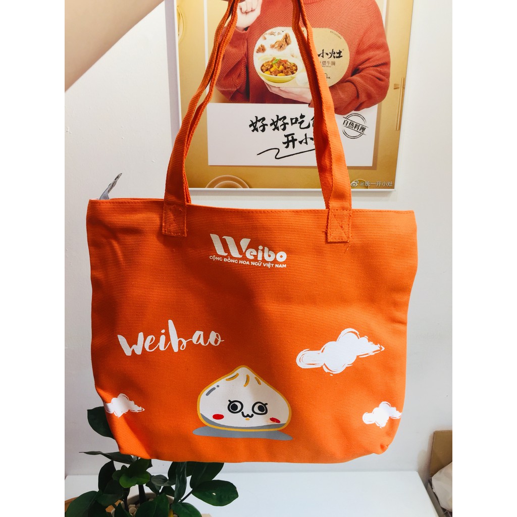 TÚI VẢI TOTE WEIBO XINH XẮN | VƯƠNG PHỦ TỈNH