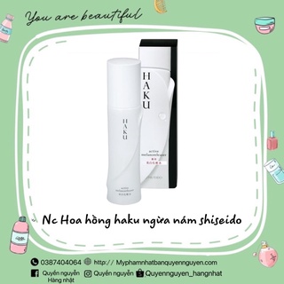 Nước hoa hồng HAKU SHISEIDO ACTIVE MELANO RELEASER của Nhật