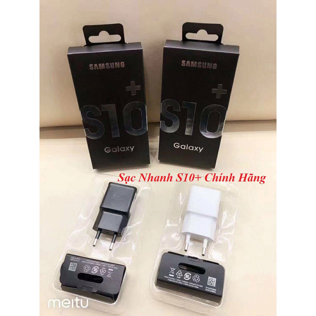 [𝑲𝒉𝒐̂𝒏𝒈 𝑵𝒉𝒂𝒏𝒉 𝑯𝒐𝒂̀𝒏 𝑻𝒊𝒆̂̀𝒏] Bộ Sạc Samsung S10 Plus Type C Zin Chất Lượng Hỗ Trợ Sạc Nhanh (15W)