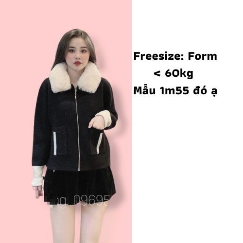 Áo khoác dạ phao nữ dày ấm phong cách hàng quốc bền đẹp giá rẻ g055 | BigBuy360 - bigbuy360.vn