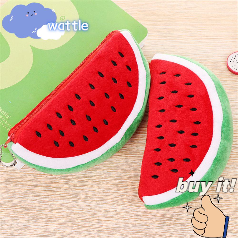 Bóp Viết In Họa Tiết Trái Cây Hoạt Hình Dễ Thương