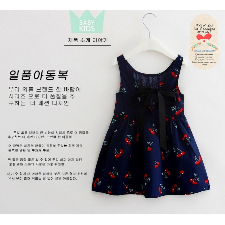 Đầm bé gái hình cherry xinh yêu ❣ ❣ ❣