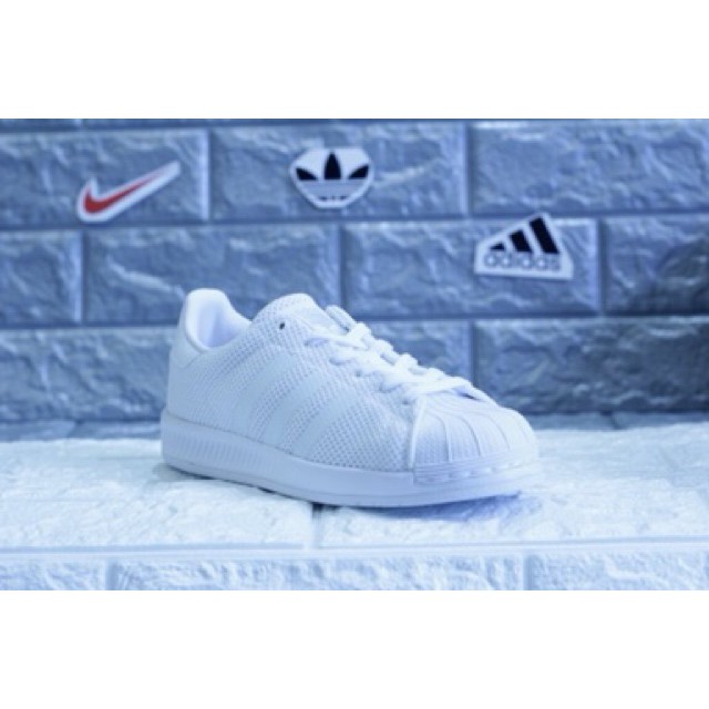 SẴN Giày Adidas Superstar Primeknit All White 100% chính hãng [hàng đẹp ] BH 2 Năm 2020 New Có Sẵn >