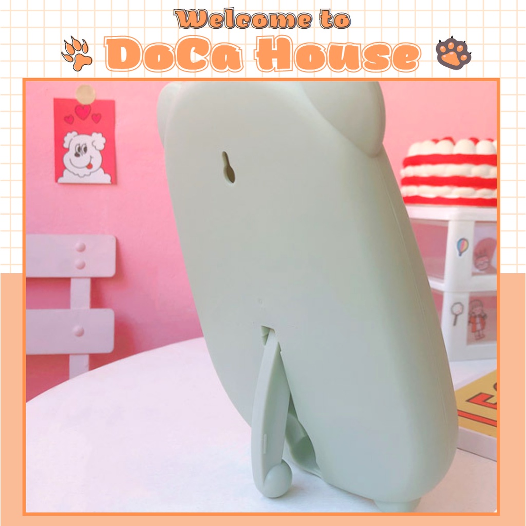 Gương trang điểm để bàn tai gấu siêu xinh - DoCa