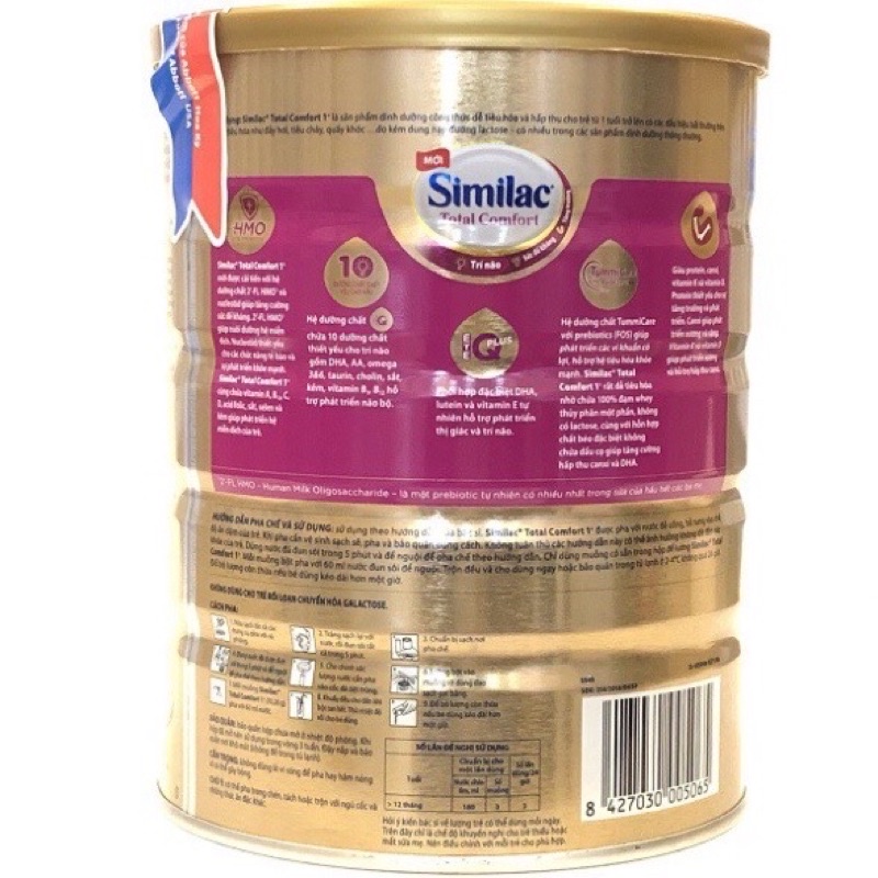 Sữa Similac Total Comfort 1+ 820g