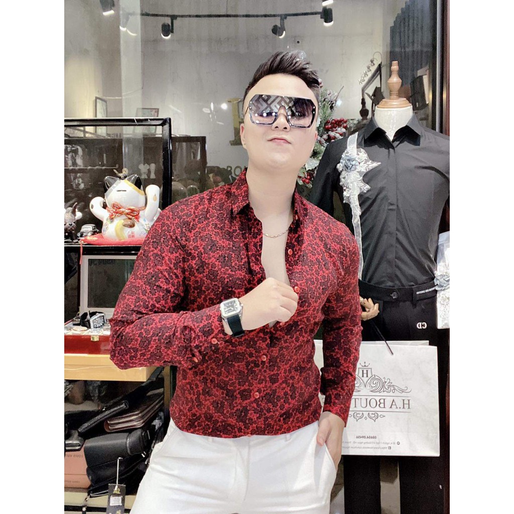 [FreeShip HCM 99K] Áo Sơ Mi Nam Nữ Dài Tay In Họa Tiết 3D Chất Lụa Cao Cấp Năm Nay 1006 TITI Fashion SS04 | BigBuy360 - bigbuy360.vn