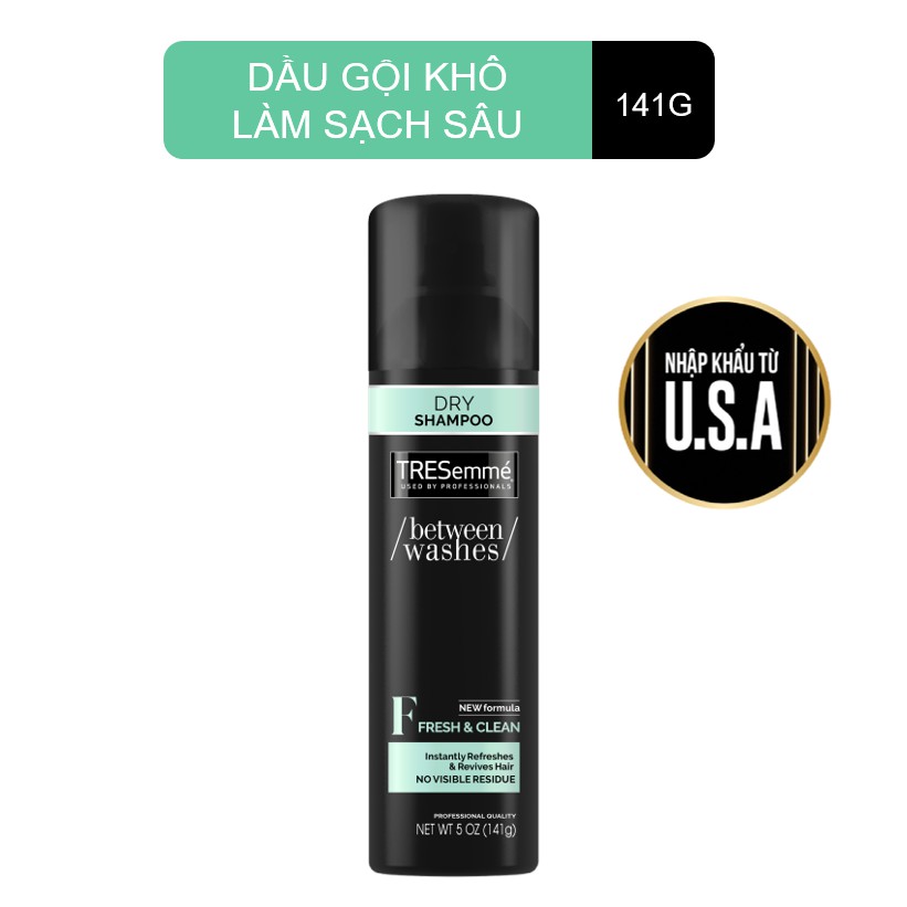 [HB GIFT] Dầu gội khô sạch tươi mát TRESemme Fresh &amp; Clean 141g