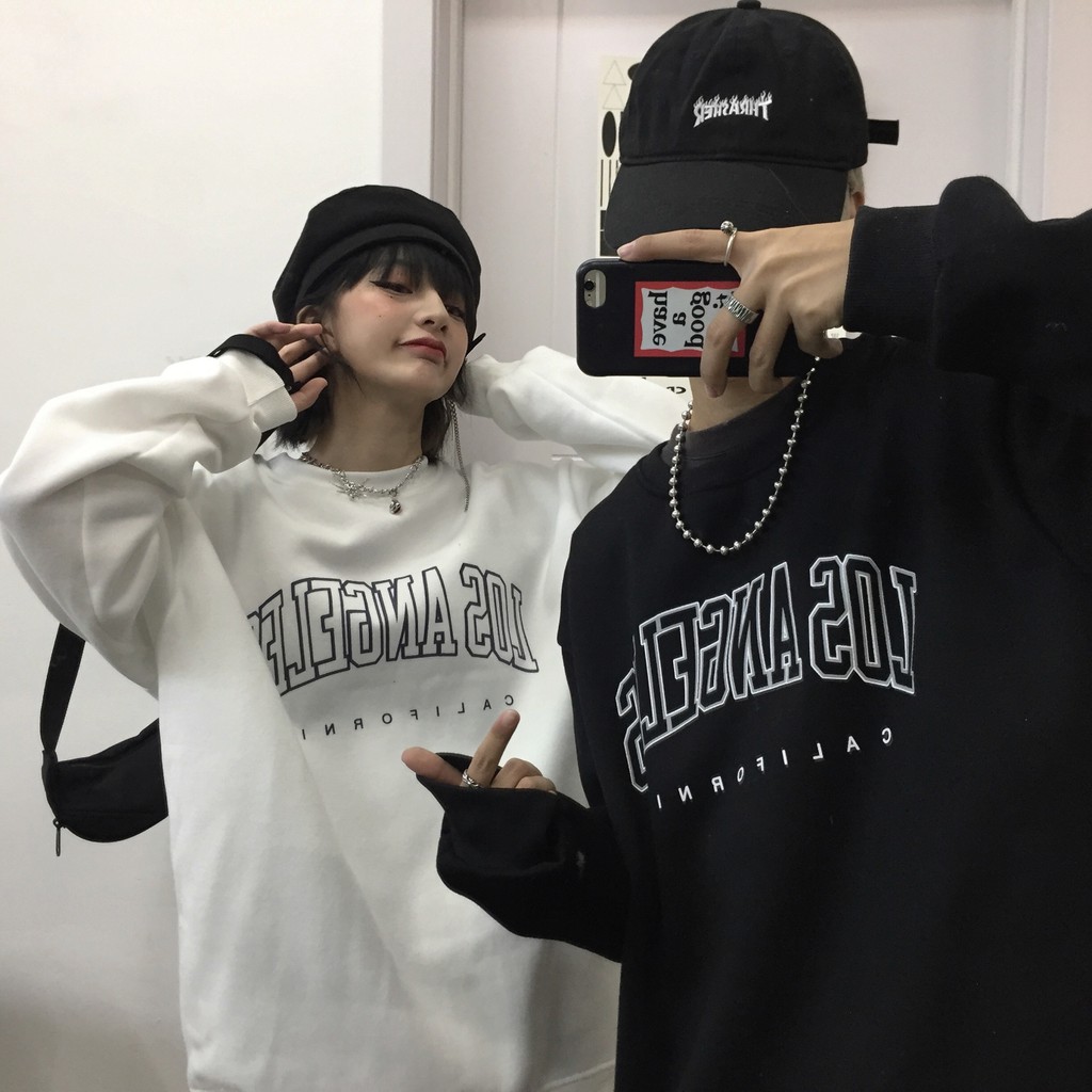 Áo hoodie Losangel phong cách Ulzzang Hàn Quốc tay dài họa tiết in hình phong cách cá tính CoolZ CZ505 | WebRaoVat - webraovat.net.vn