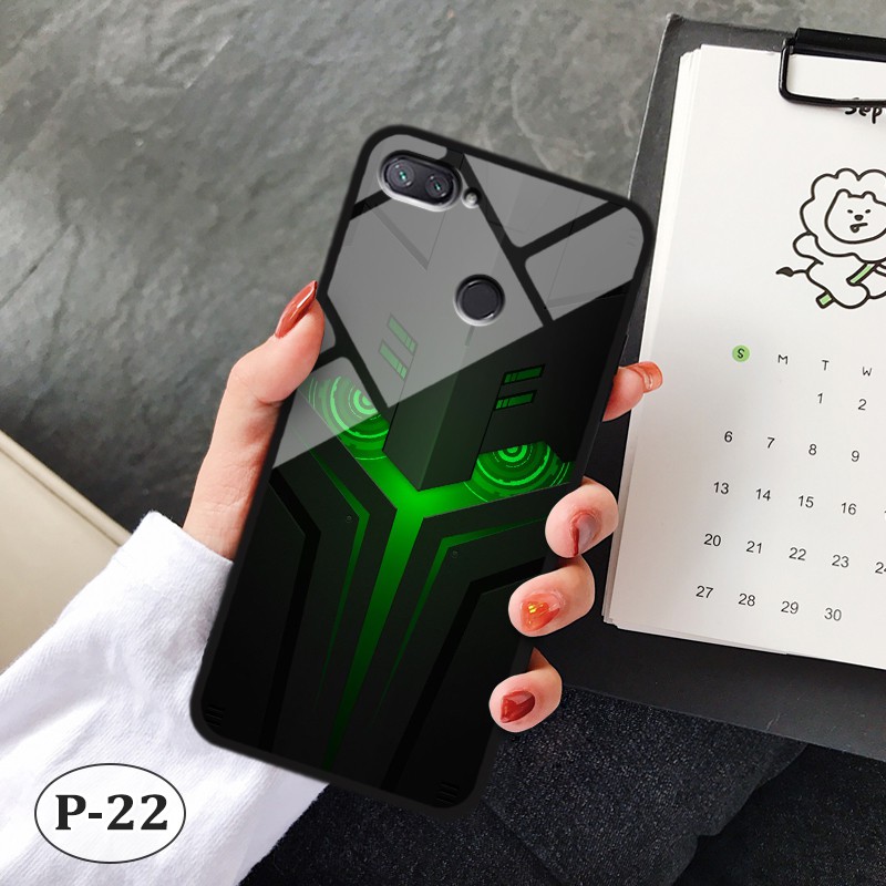Ốp lưng kính  Xiaomi Mi 8 Lite- hình 3D "