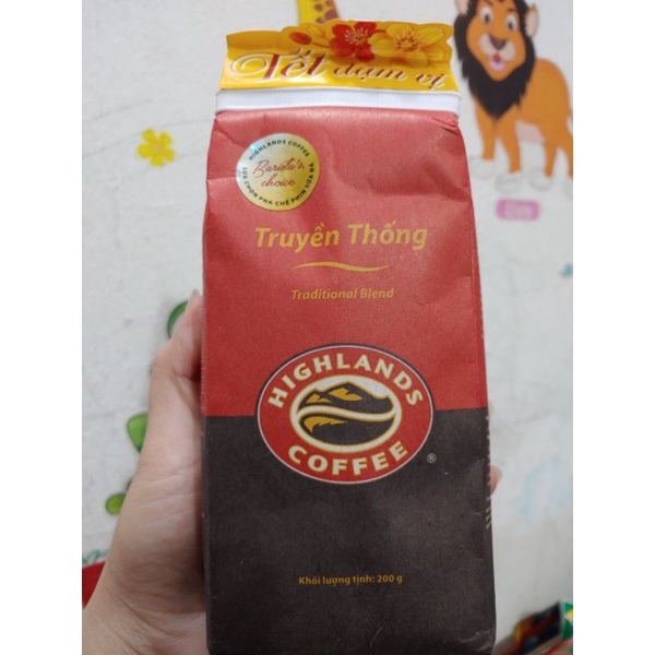 Cà phê rang xay Highlands Coffee 200g (cafe pha phin)