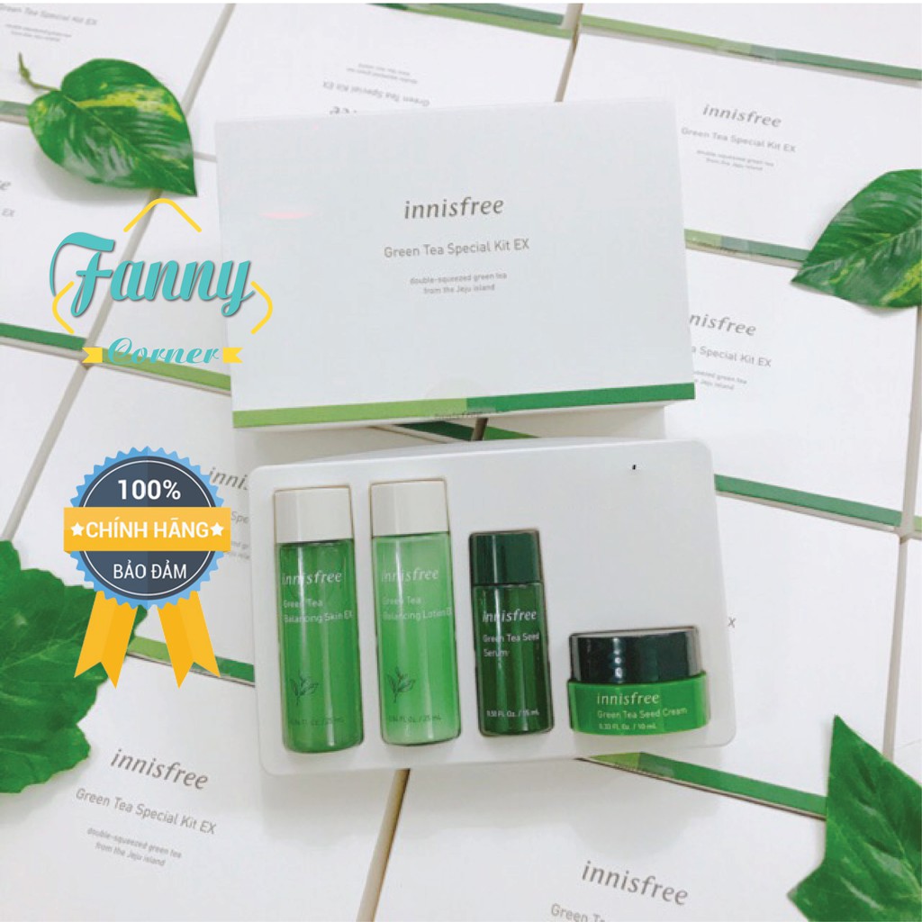 [CHÍNH HÃNG] Set Dưỡng Da Innisfree Green Tea Special Kit EX | BigBuy360 - bigbuy360.vn