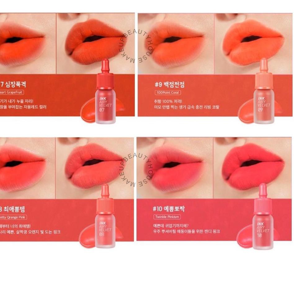 (hàng Mới Về) Son Môi Peripera Airy Ink Velvet Chất Lượng Cao | BigBuy360 - bigbuy360.vn