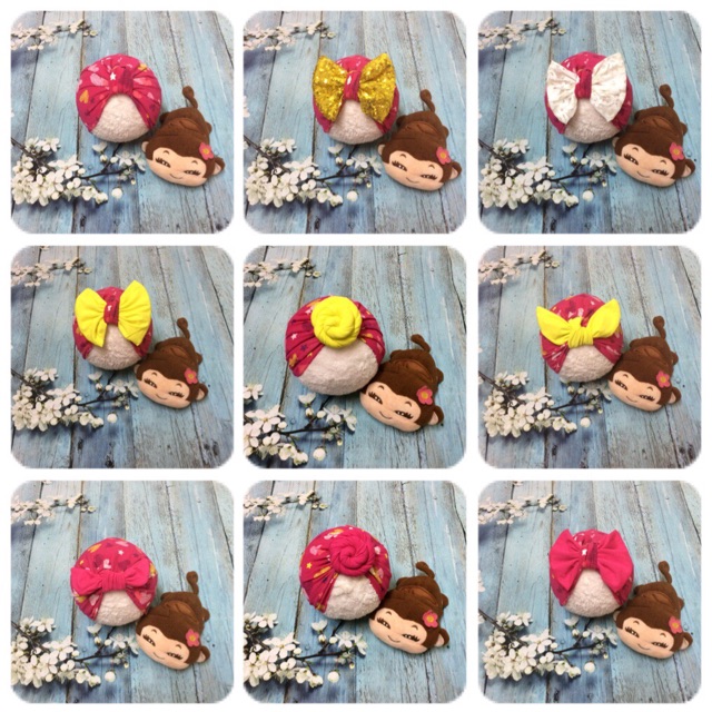 Combo sỉ mũ turban
