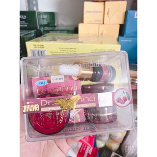 Set kem đỏ cherry thái lan như hình