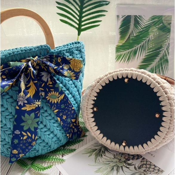 Đế túi da tròn 14cm, 15cm đế túi handmade