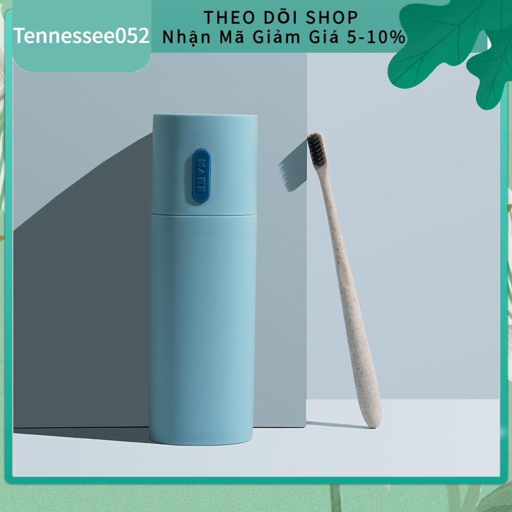 Tennessee052 Hộp đựng bàn chải đánh răng và bằng nhựa cầm tay cho chuyến du lịch tại nhà