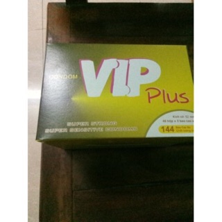Bao cao su Vip Plus - Hộp 144 cái- Hàng Chính Hãng