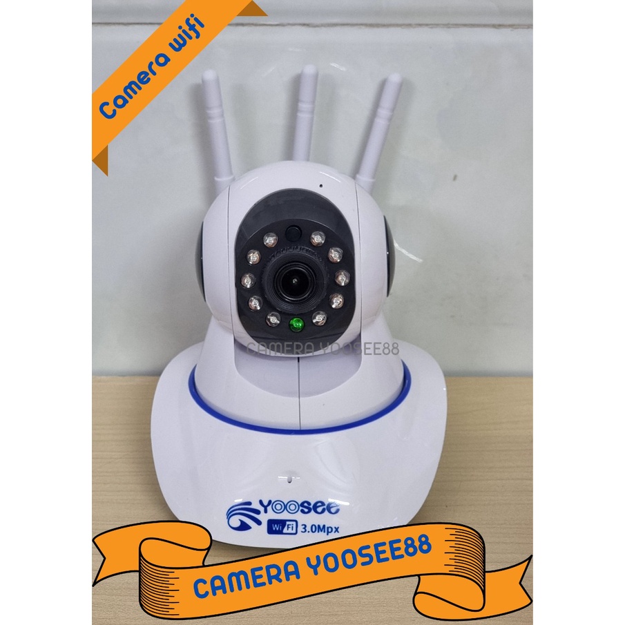 (BẢO HÀNH 12 THÁNG) Camera yoosee wifi 3 râu trong nhà hình ảnh FULL HD, Đàm thoại 2 chiều Xem đêm hồng ngoại